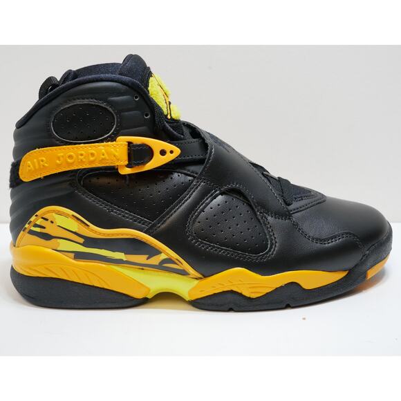 NEW NIKE AIR JORDAN 8 RETRO TAXI BLACK YELLOW CI1236 007 WOMENS SIZE - 8 - Picture 5 of 16